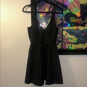 Old Navy Black V-Neck Dress